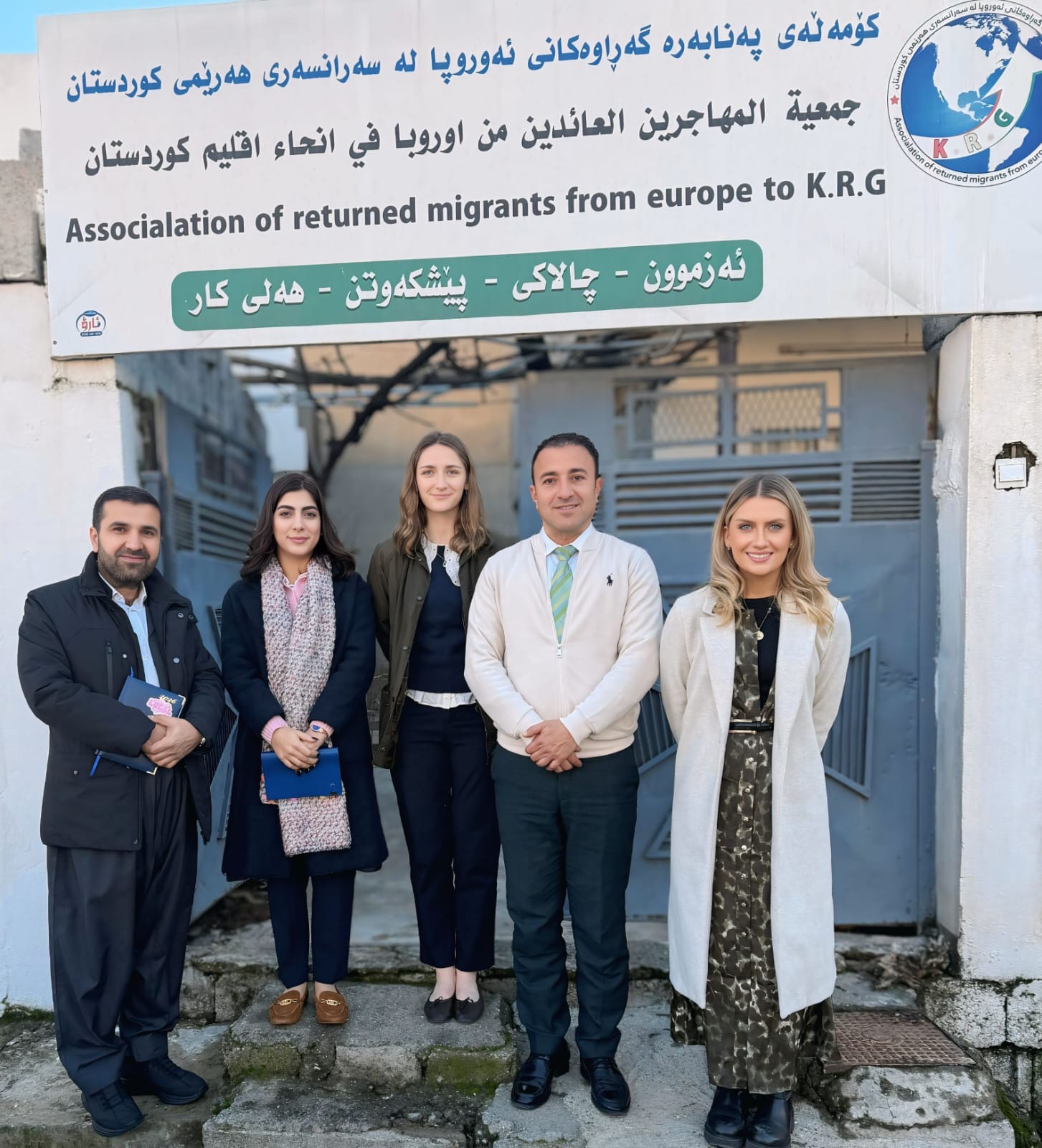 Delegation office visit