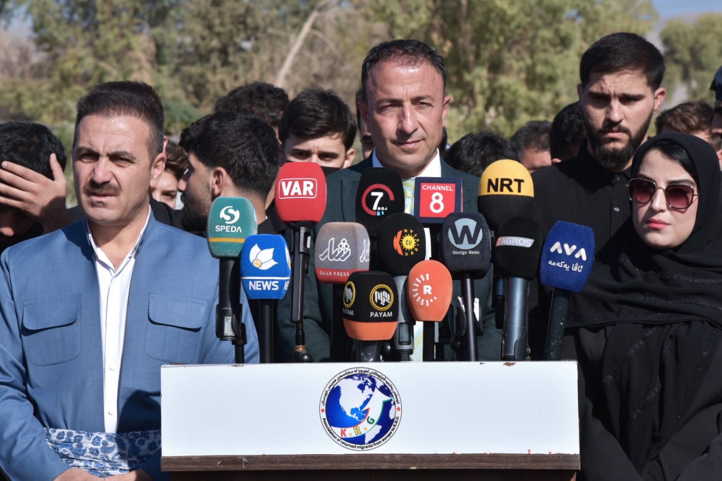 Association spokesperson before national and Kurdish press